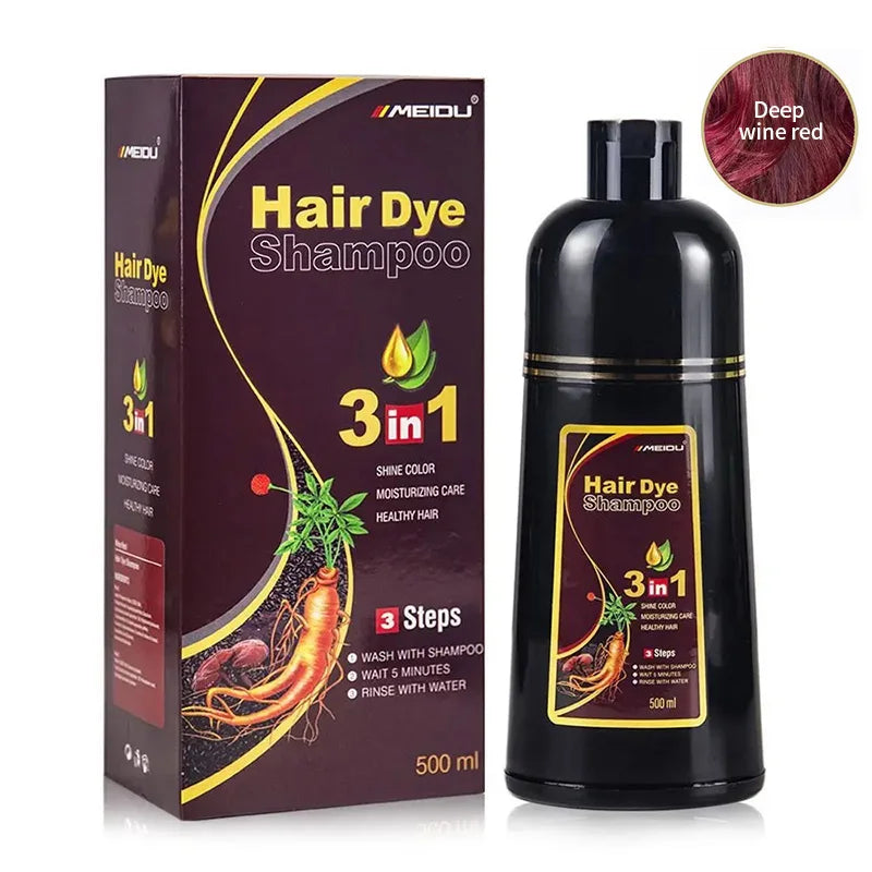 Plant Hair Dye Shampoo Natural Fast Fuel Suitable For Repairing Dry And Damaged Hair Of All Ages Herbal Essence Hair Product