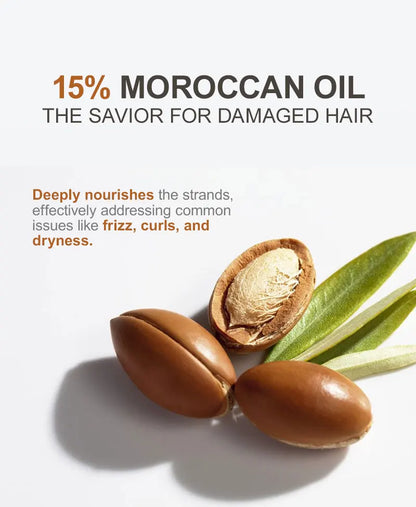 PURC Repair Damaged Hair Treatment  Morocco Argan Oil Amino Acid Keratin Smoothing Sulfate-Free Shampoo Conditioner Set Hair Car
