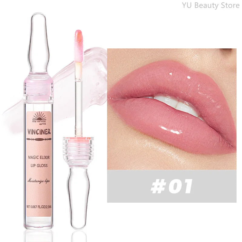 6 Colors Lip Plumping Gloss Instant Lip Plumper Extreme Volume Serum Oil Moisturizing Sexy Plump Lips Korean Makeup Products