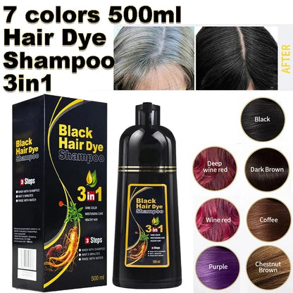 Plant Hair Dye Shampoo  Natural Fast Fuel  Suitable For Repairing Dry And Damaged Hair Of All Ages  Herbal Essence Hair Product