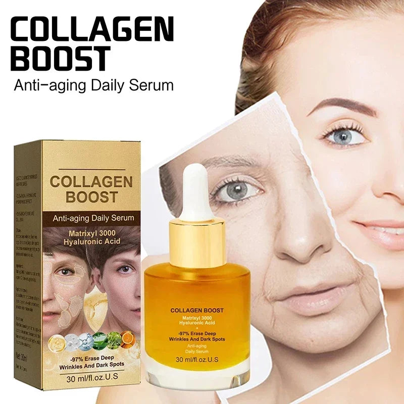 Korean Collagen Face Serum - Anti-Aging Wrinkle Remover 30ml
