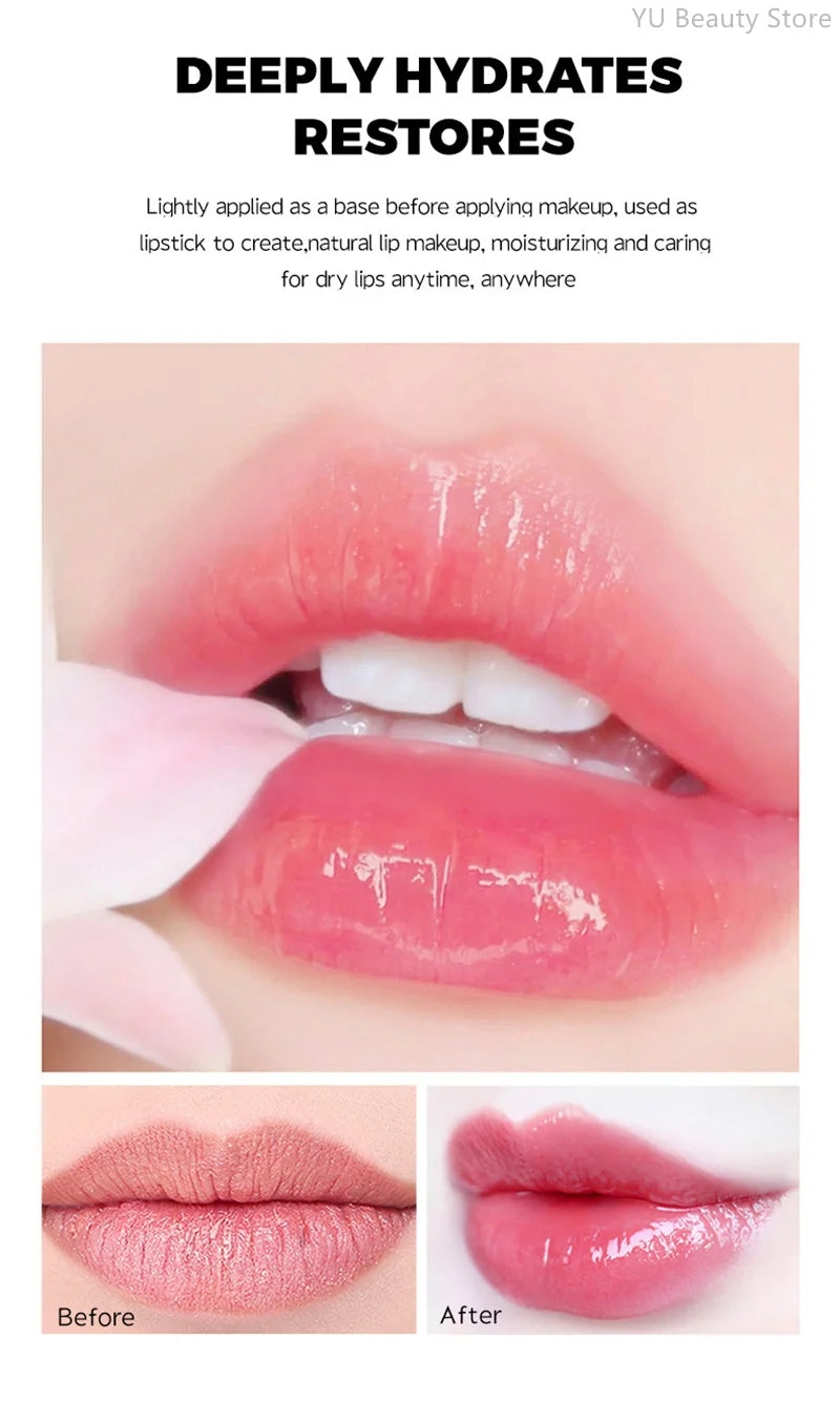 6 Colors Lip Plumping Gloss Instant Lip Plumper Extreme Volume Serum Oil Moisturizing Sexy Plump Lips Korean Makeup Products