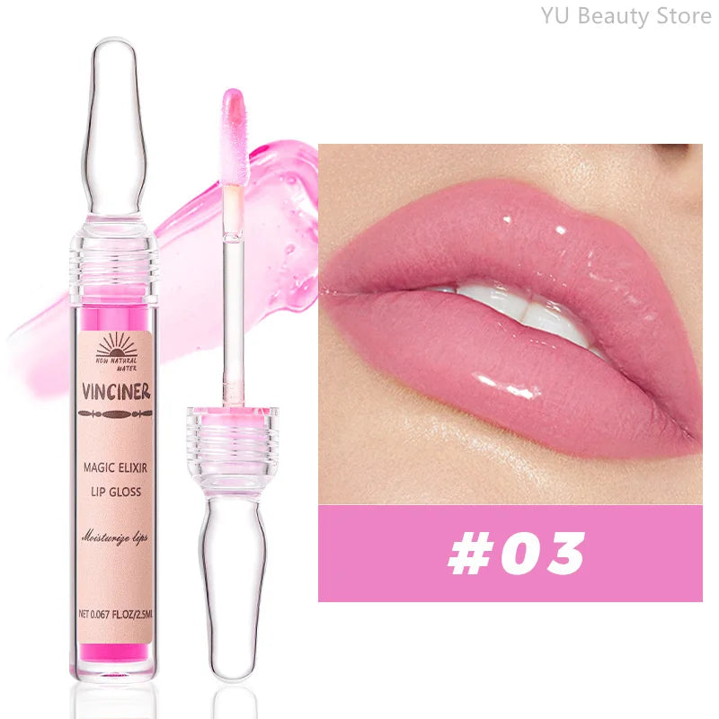 6 Colors Lip Plumping Gloss Instant Lip Plumper Extreme Volume Serum Oil Moisturizing Sexy Plump Lips Korean Makeup Products